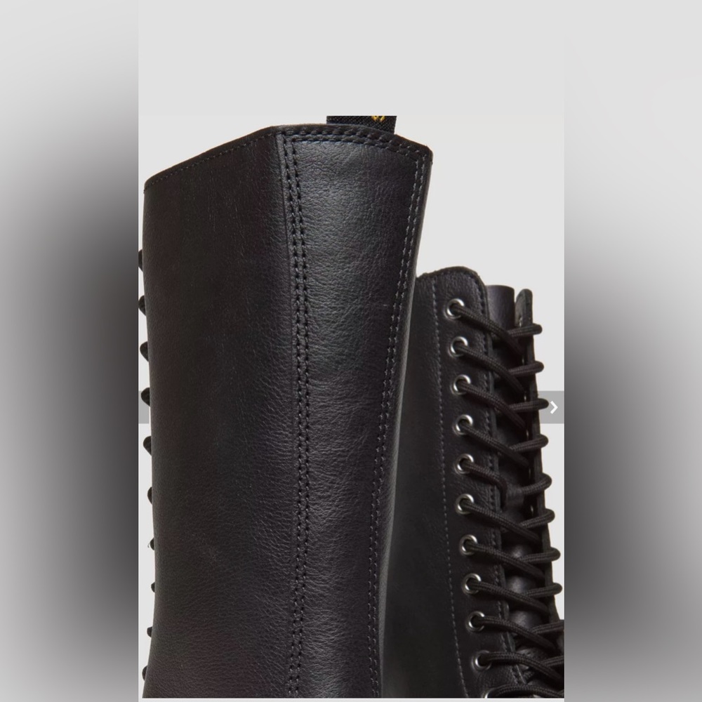 1B99 PISA LEATHER MID CALF LACE UP BOOTS